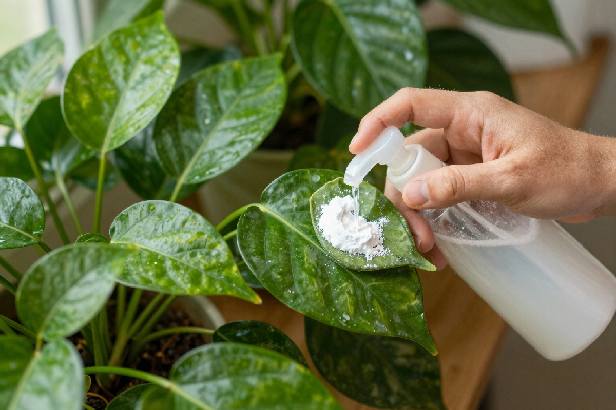 Bicarbonato per le foglie delle piante d'appartamento: quando usarlo e quando evitarlo per risultati straordinari