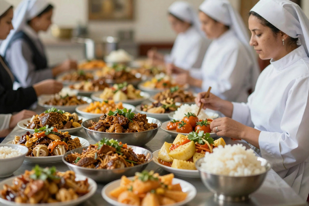Cosa mangiano preti e suore: un viaggio tra tradizioni e curiosità gastronomiche da non perdere
