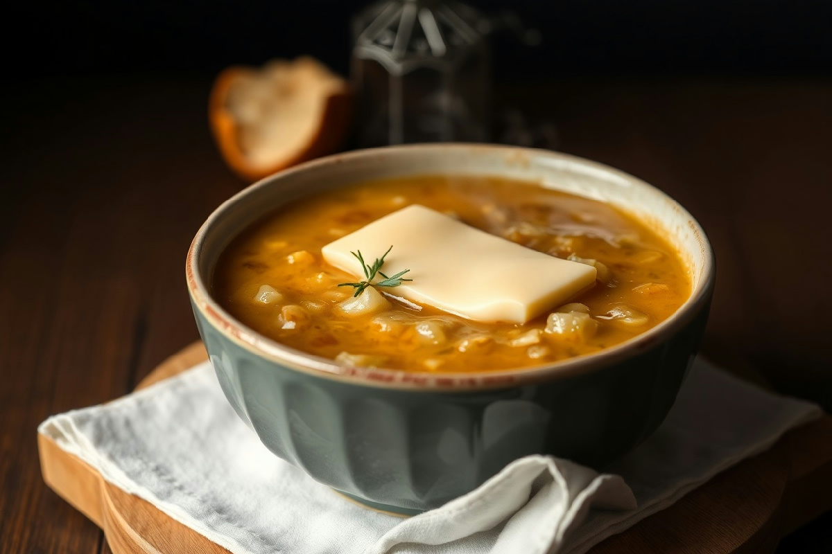 Un viaggio nei sapori di casa: la zuppa di cipolle con emmentaler che riscalda il cuore